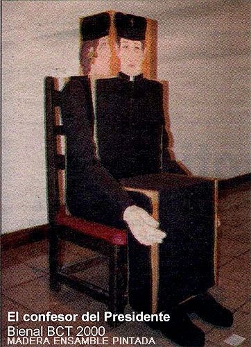 Arte / Art / Escultura / Sculpture _ Franklin Zúñiga _ El confesor del presidente _ (2000) __ 01